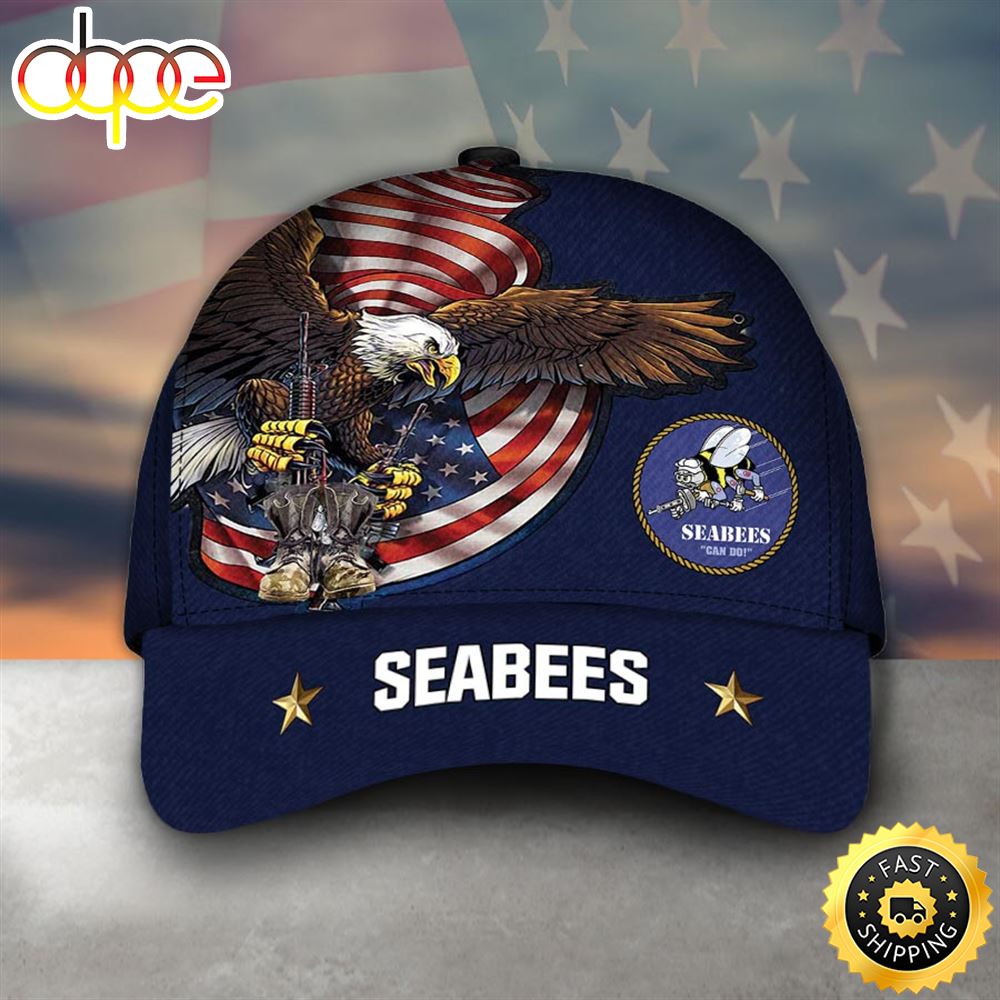 ARMED FORCES US SEABEES VETERAN MILITARY SOLDIER CAP