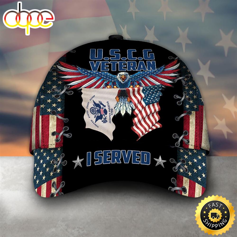 America Armed Forces Veteran Military Coast Guard Soldier Cap Hat Gift
