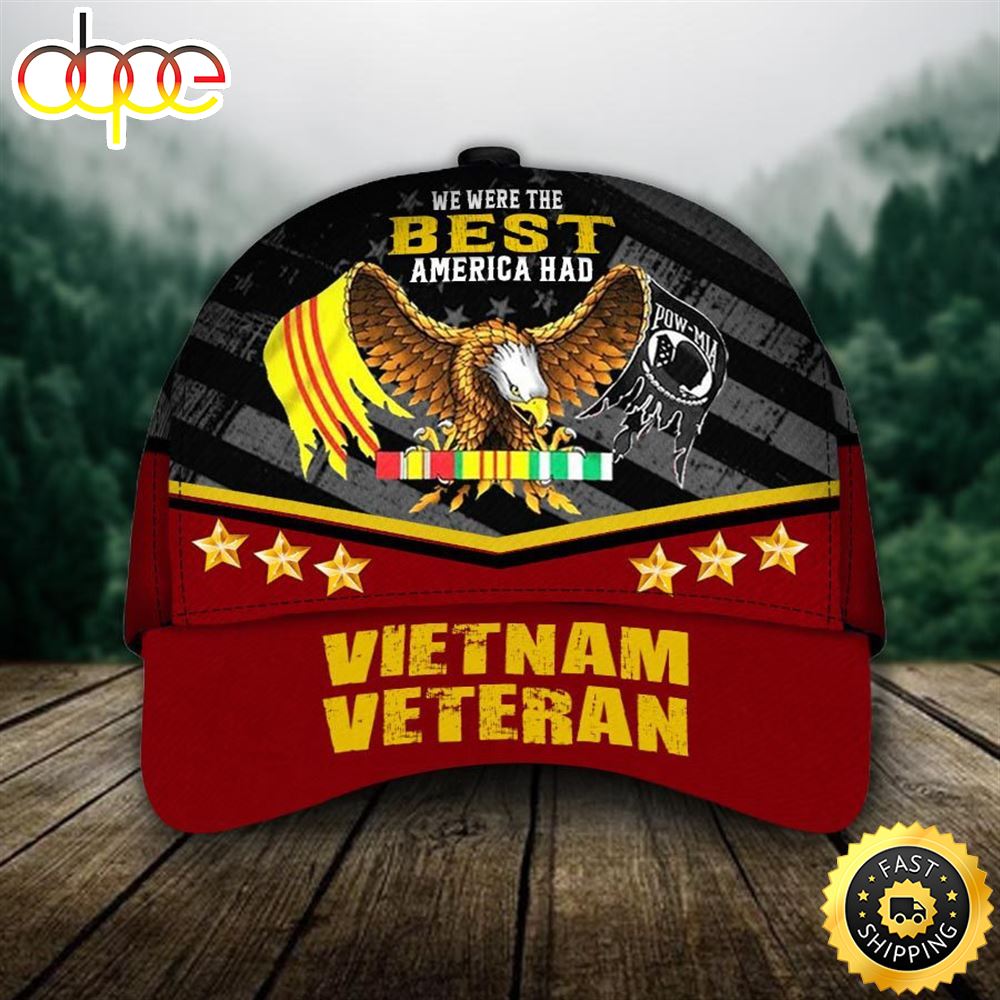 Armed Forces Army Navy USMC Marine Air Forces Military Soldier VVA Vietnam America Veteran Classic Cap