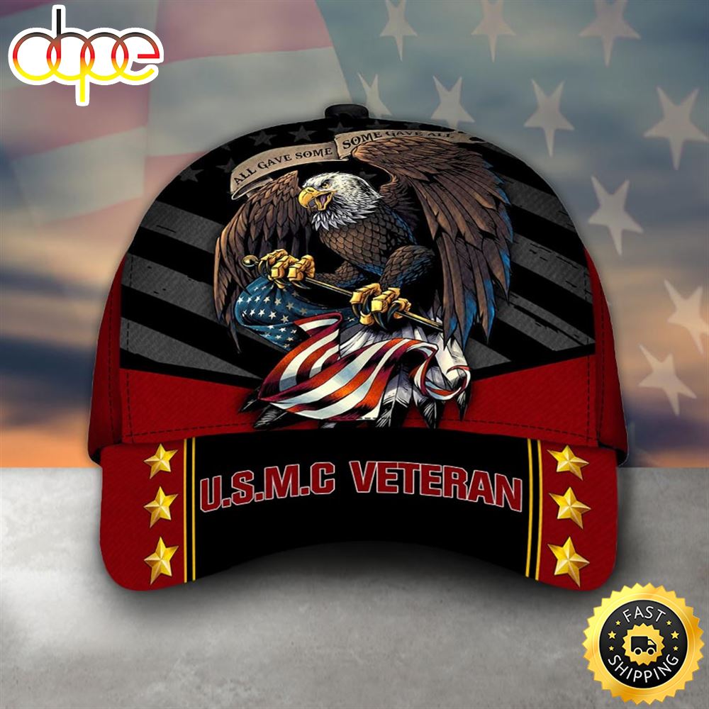 Armed Forces USMC Marine Corps Military Veterans Day VVA Vietnam Veteran America Cap