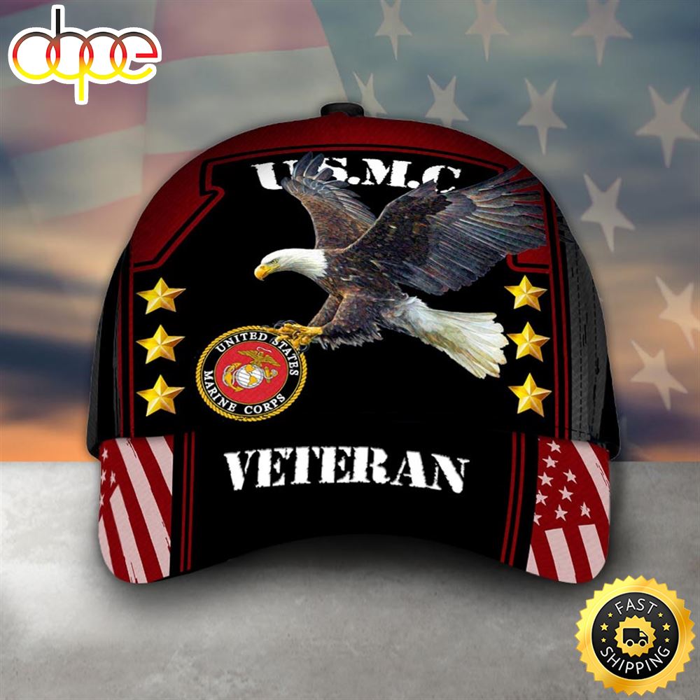 Armed Forces USMC Marine Military VVA Vietnam Veterans Day America Cap