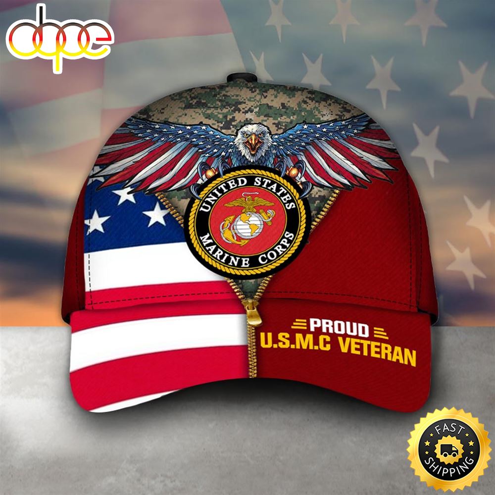 Armed Forces USMC Marine Military VVA Vietnam Veterans Day Gift For Father Christmas Cap
