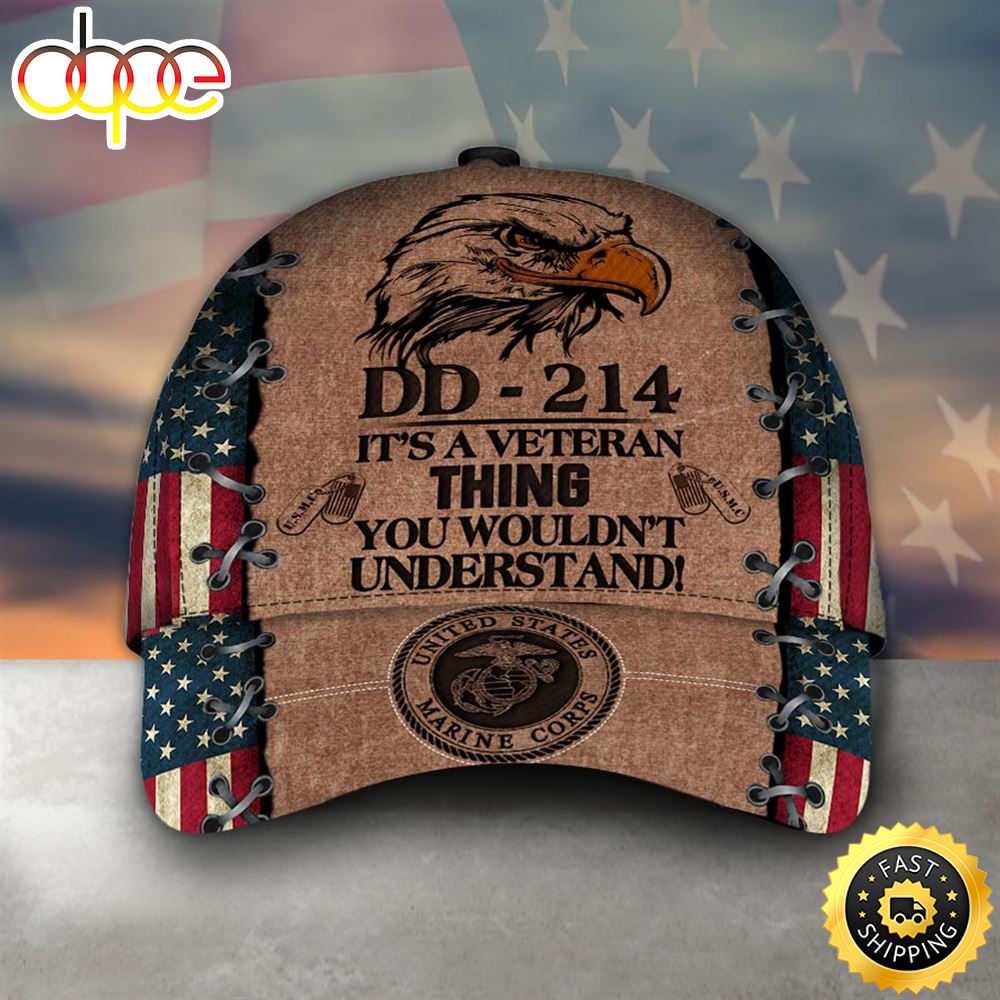 Armed Forces USMC Marine Military VVA Vietnam Veterans Day Gift For Father Dad Cap