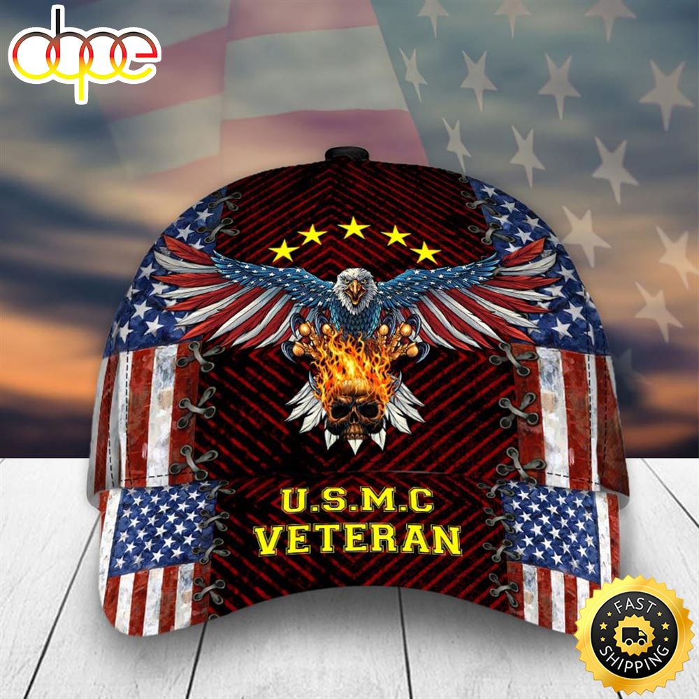 Armed Forces USMC Marine Soldier Military Veteran Cap