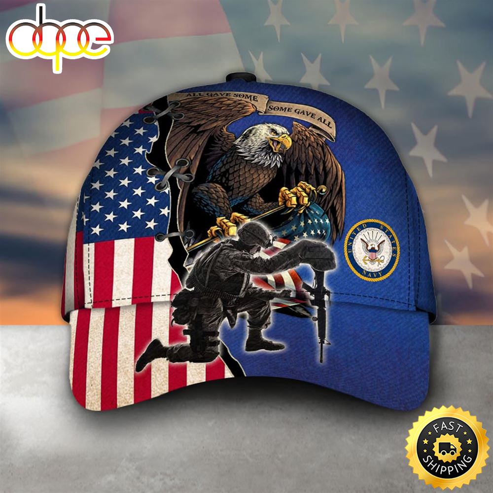Armed Forces USN Navy Military VVA Vietnam Veterans Day Gift For Dad Cap 3D
