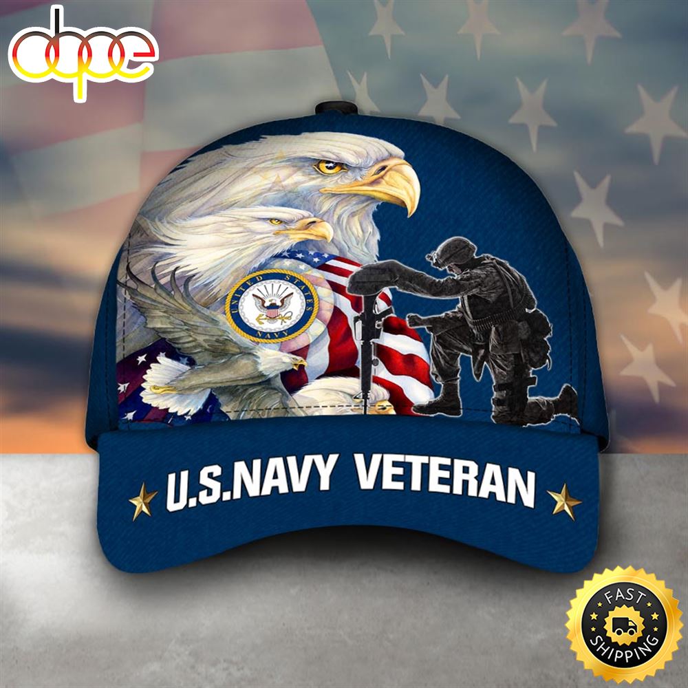 Armed Forces USN Navy Military Veterans Day Cap
