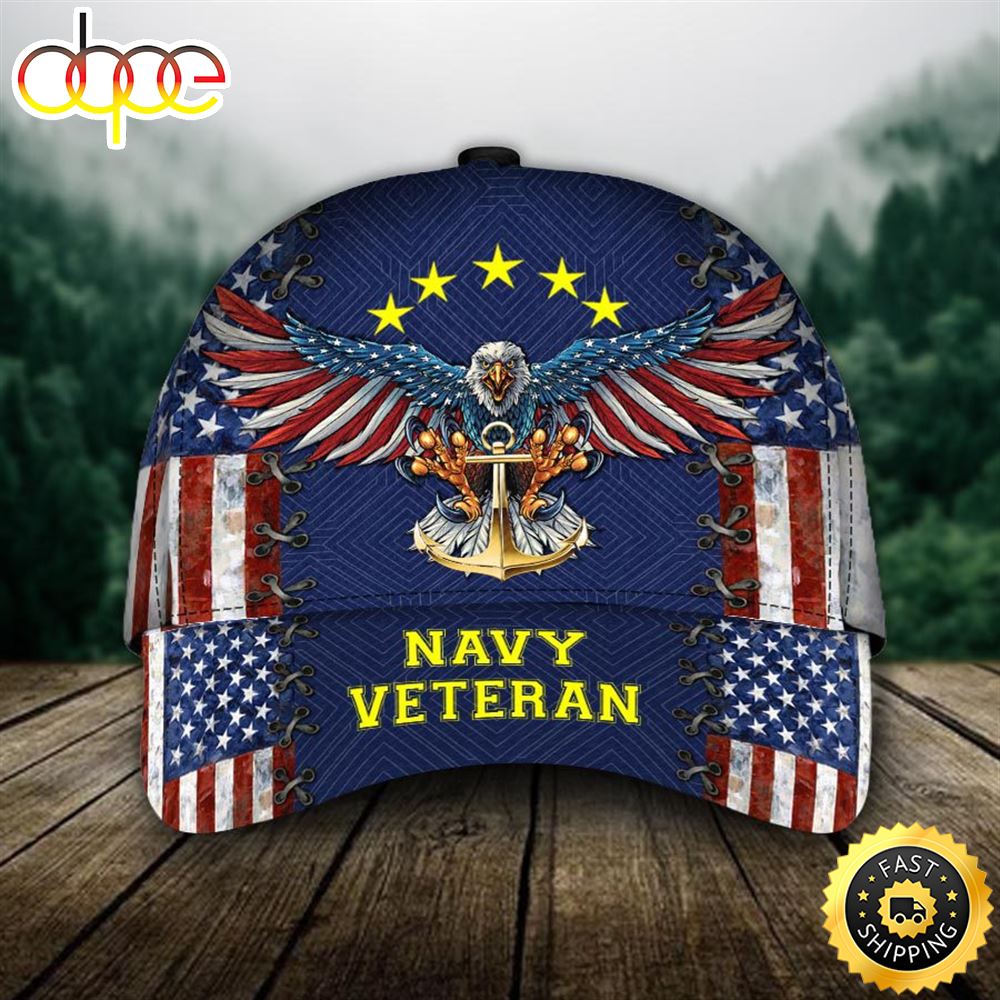 Armed Forces USN Navy Soldier Military Cap 3D