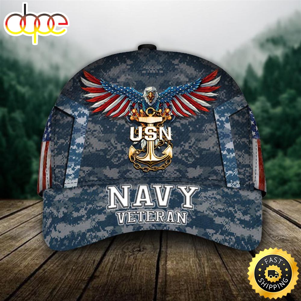 Armed Forces USN Navy Soldier Veteran Cap