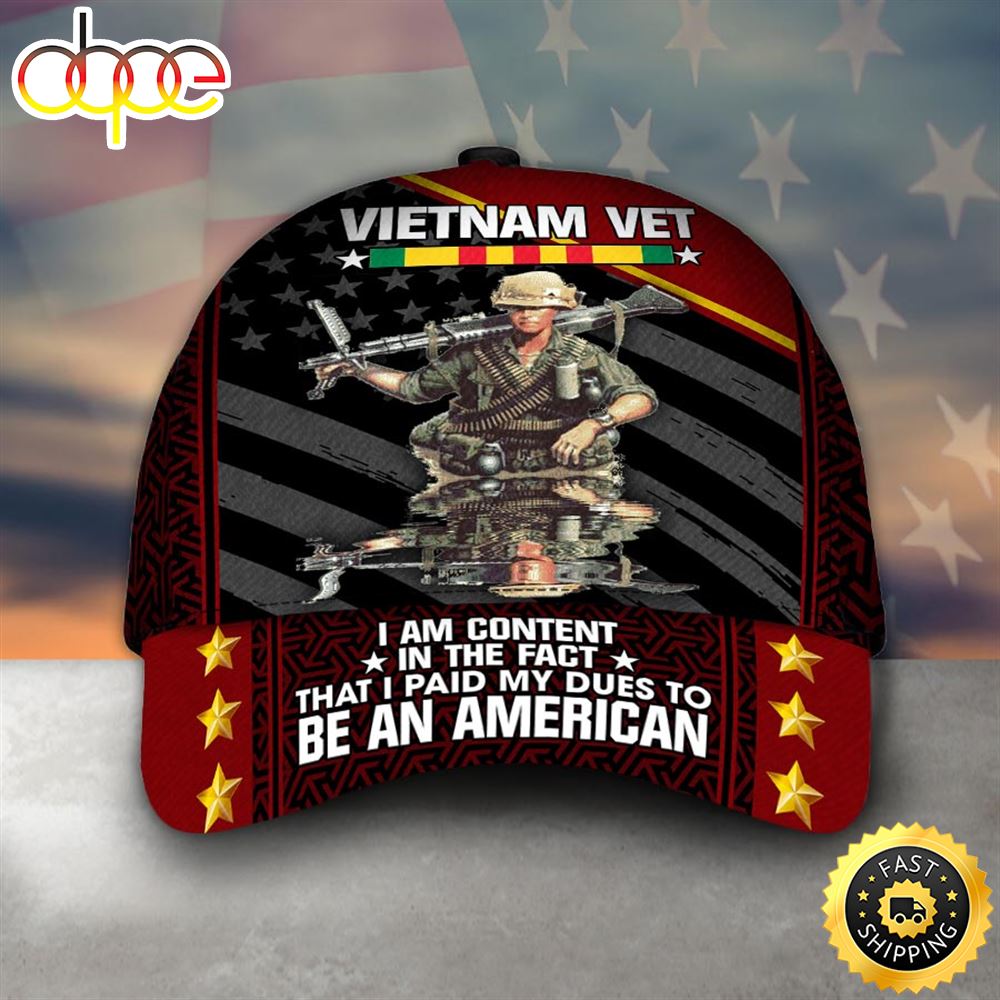 Armed Forces Vietnam Veteran America Cap