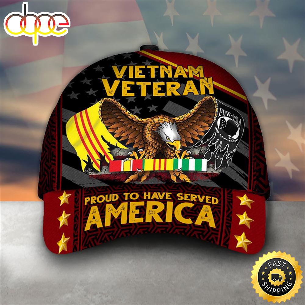 Armed Forces Vietnam Veteran America VVA Military Cap