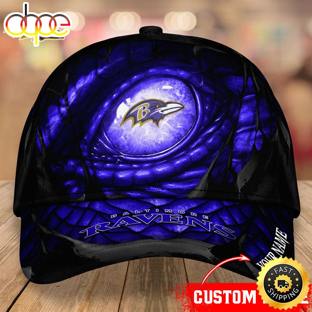 Baltimore Ravens Custom NFL Football Sport Cap