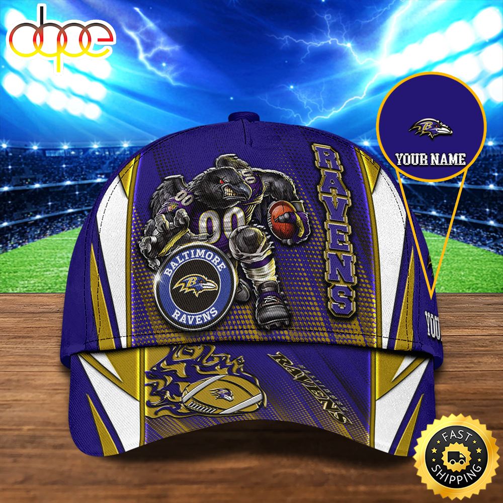 Baltimore Ravens Personalized Your NameNFL Football Sport Cap