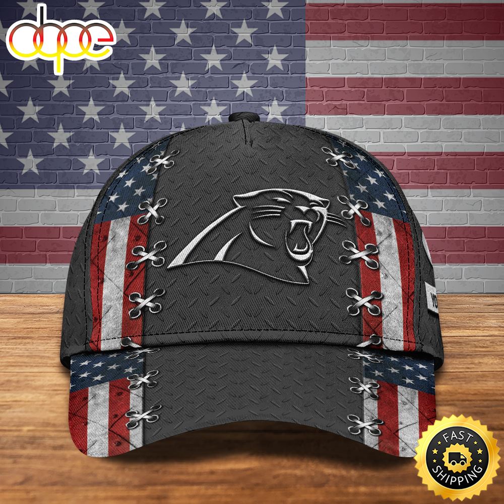 Carolina Panthers Personalized Your Name NFL Football Cap