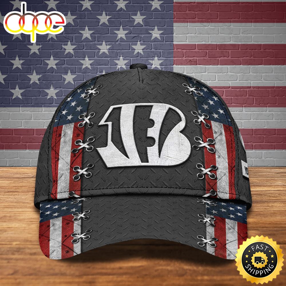 Cincinnati Bengals Personalized Your Name NFL Football Cap