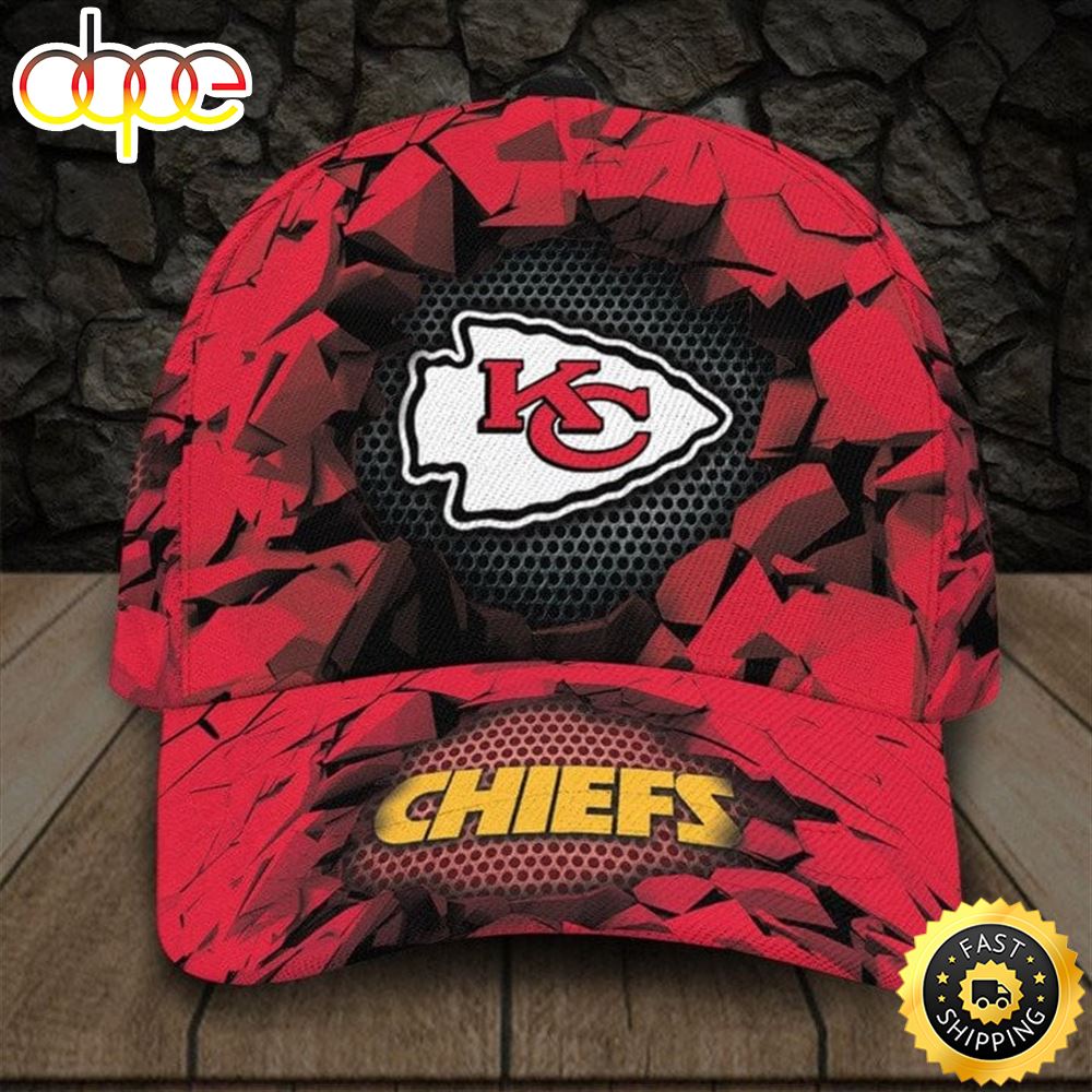Custom Kansas City Chiefs Classic 3d Cap