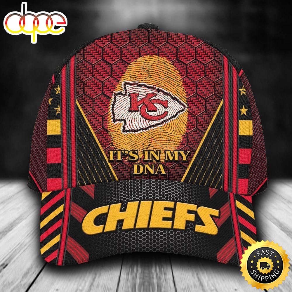 Custom Nfl Kansas City Chiefs Custom Name 3d Cap