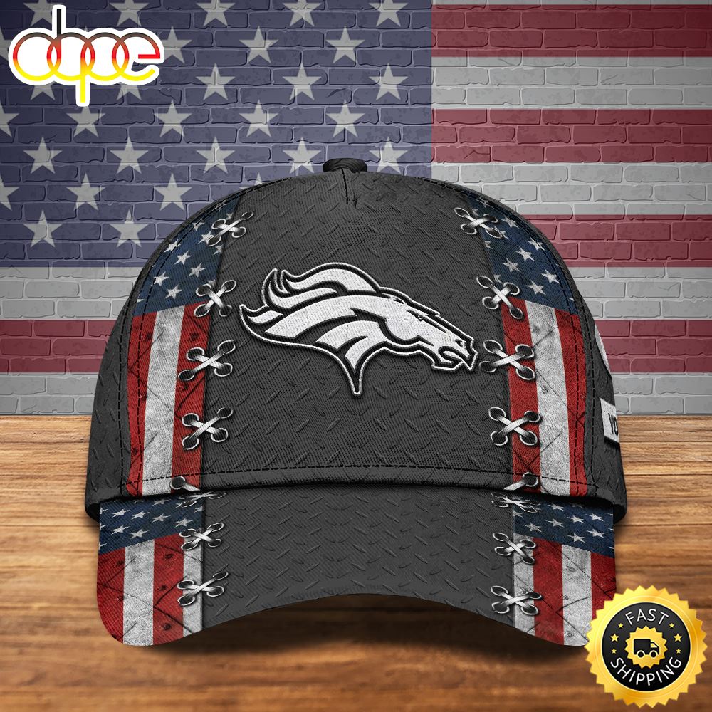 Denver Broncos Personalized Your Name NFL Football Cap
