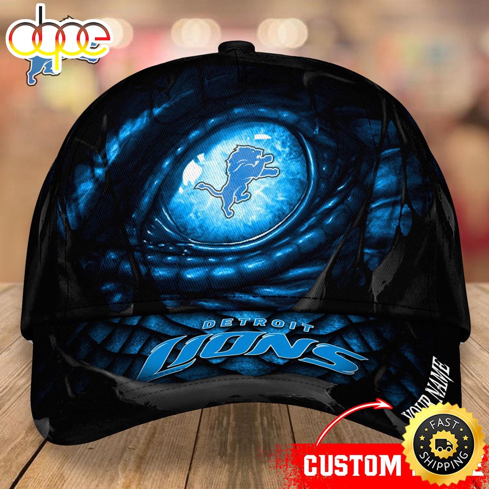 Detroit Lions Custom NFL Football Sport Cap