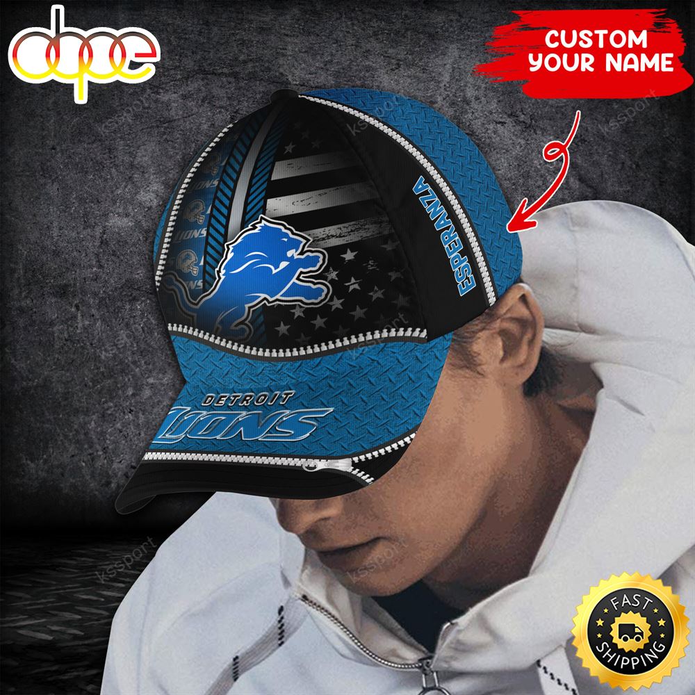 Detroit Lions Nfl-Personalize Cap Steel Style Trending Season
