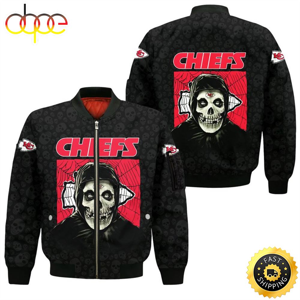 Kansas City Chiefs Halloween Misfit Bomber Jacket
