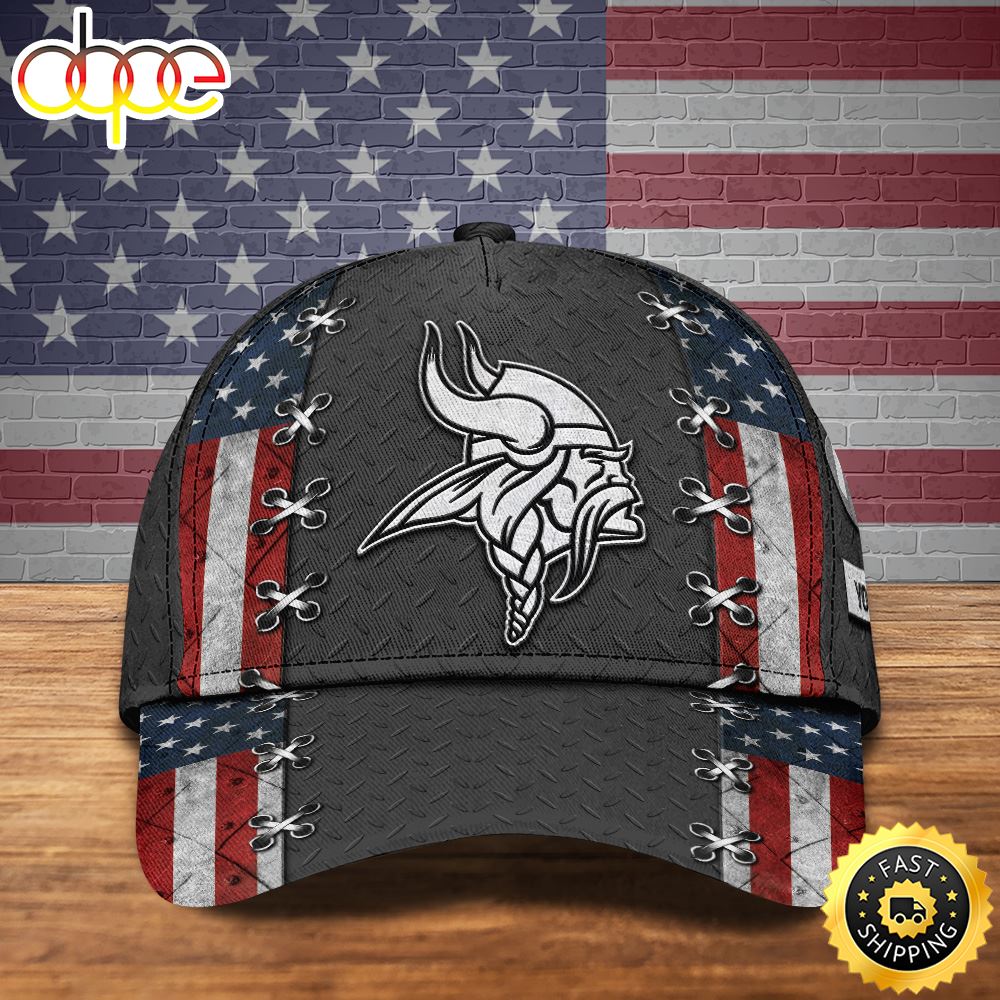Minnesota Vikings Personalized Your Name NFL Football Cap