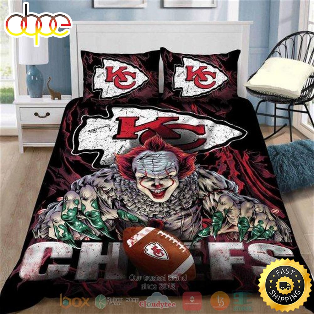 NEW Pennywise Kansas City Chiefs NFL Bedroom Set
