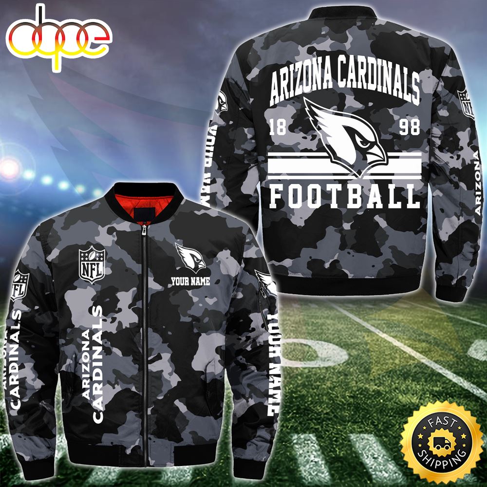 NFL Arizona Cardinals Bomber Jacket Custom Your Name