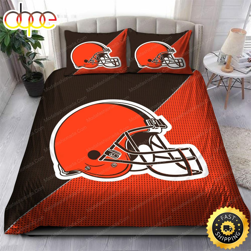 NFL Cleveland Browns Orange Bedding Set V2
