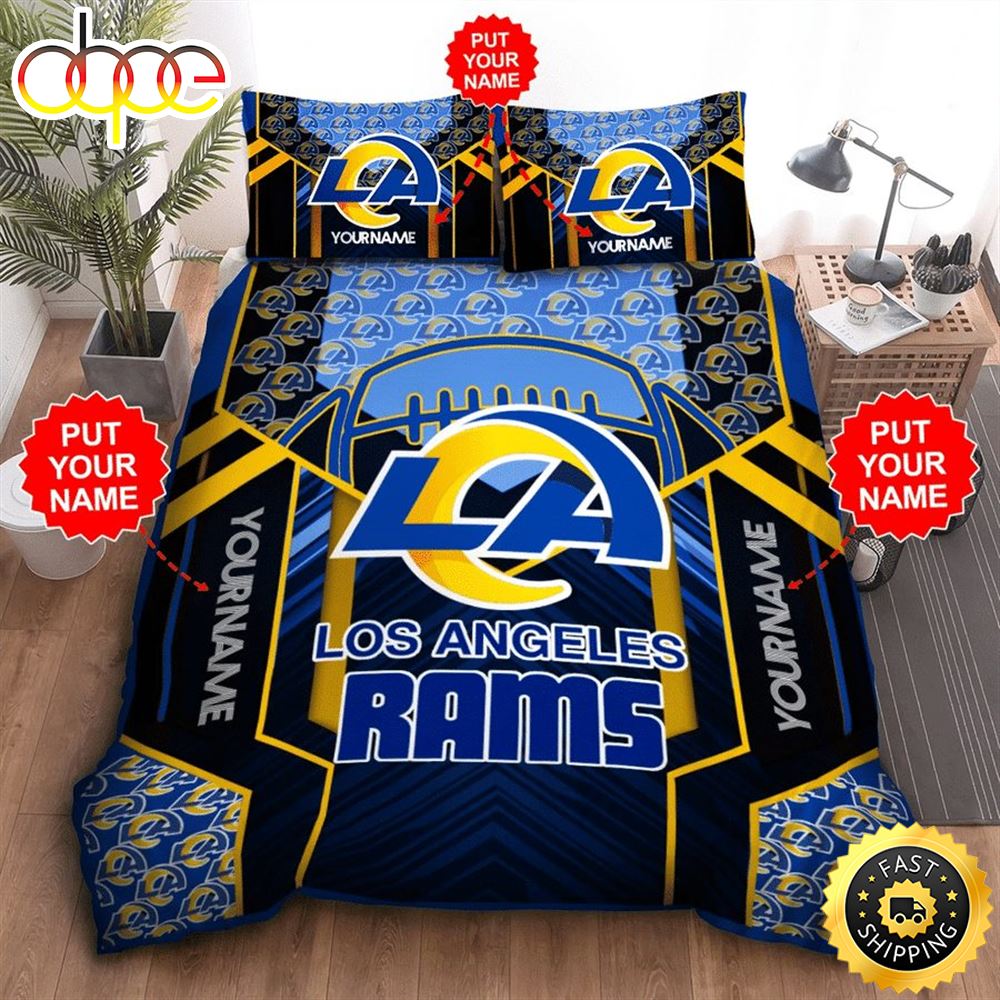 NFL Los Angeles Rams Custom Name Limited Edition Bedding Set