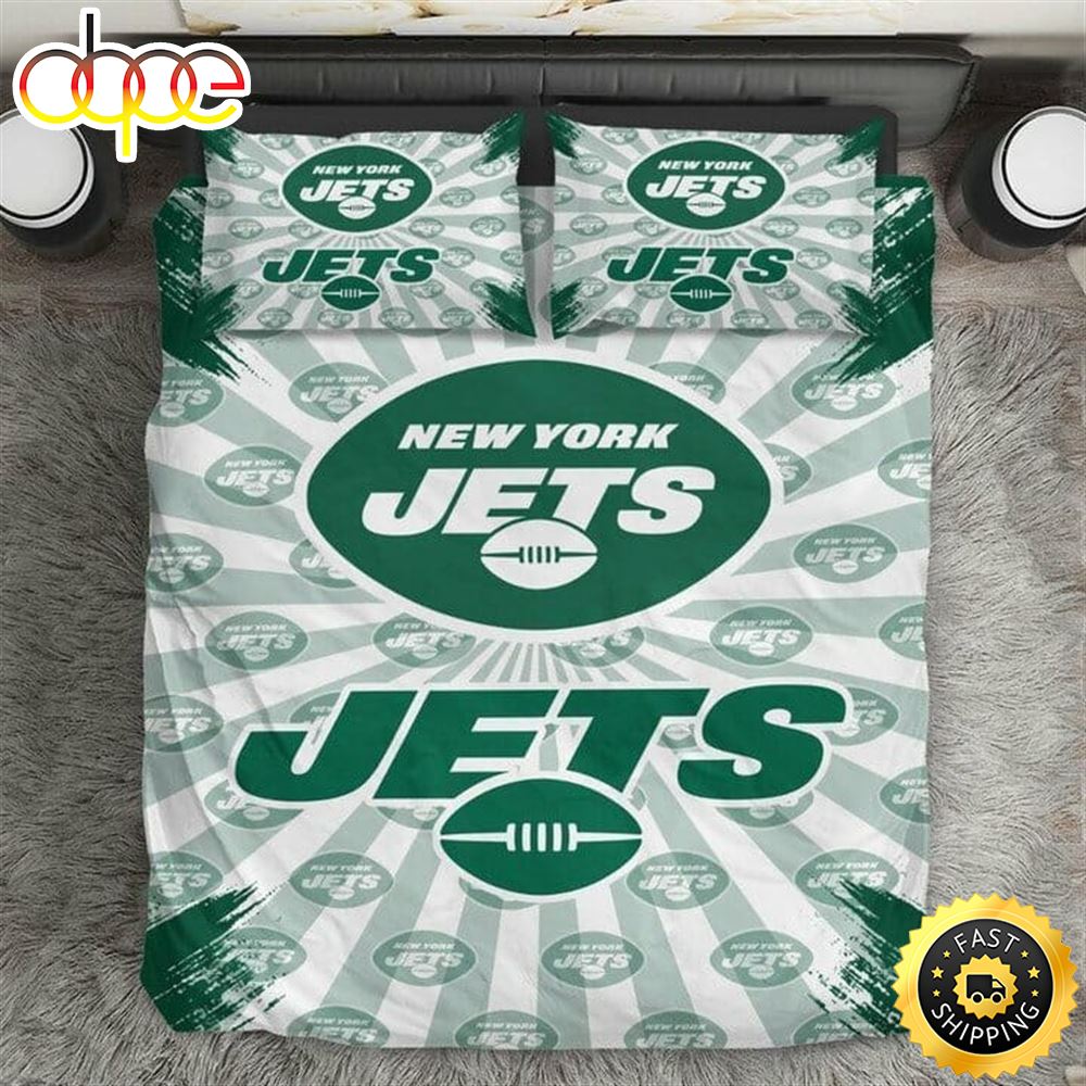 NFL New York Jets Light Green Bedding Set