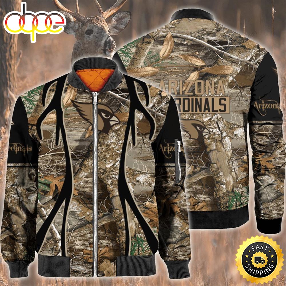 Nfl Arizona Cardinals Hunting Bomber Jacket