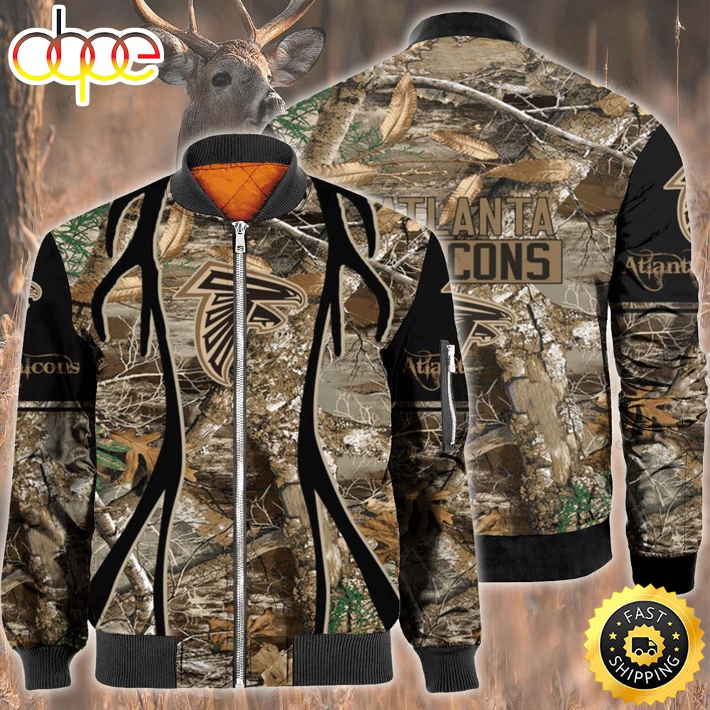 Nfl Atlanta Falcons Hunting Bomber Jacket