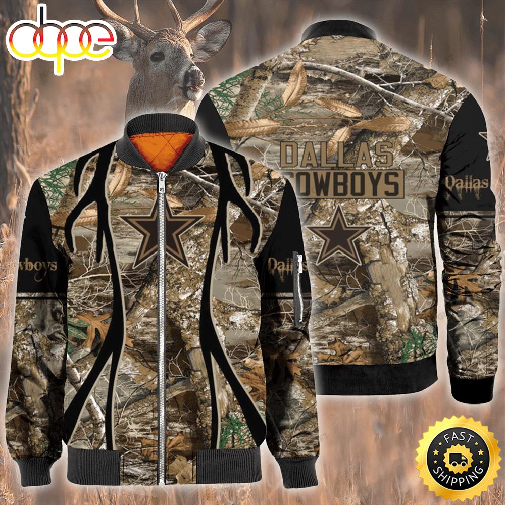 Nfl Dallas Cowboys Hunting Bomber Jacket