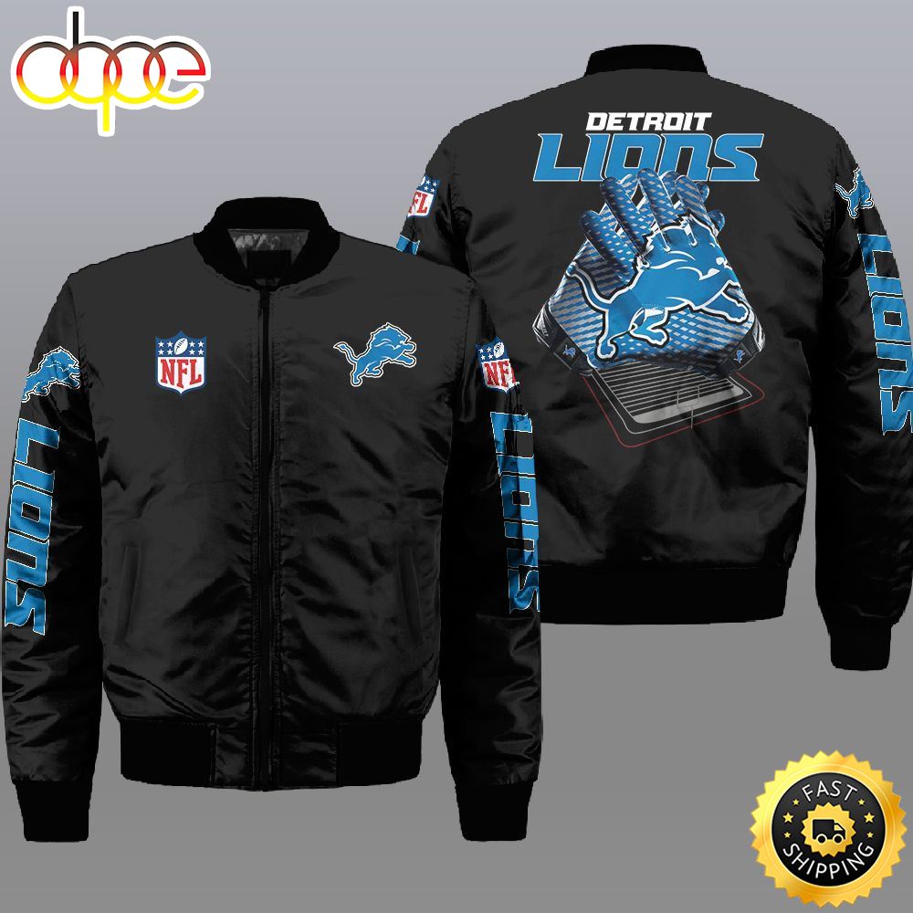 Nfl Detroit Lions 3D Bomber Jacket