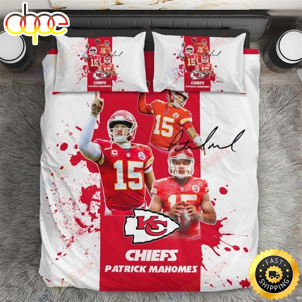 Nfl Kansas City Chiefs Bedding Sets Duvet Cover Set Bedroom Set Nfl Bedding Set