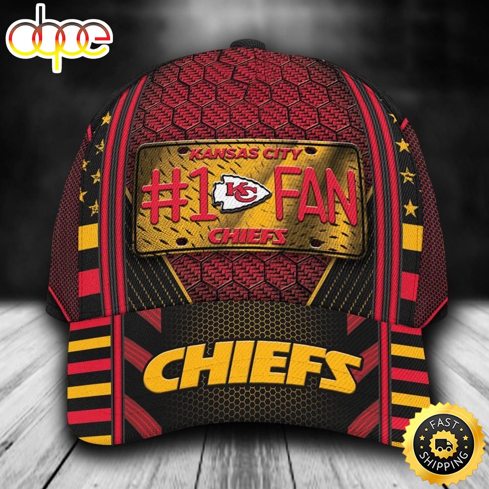 Nfl Kansas City Chiefs Cap Red And Yellow