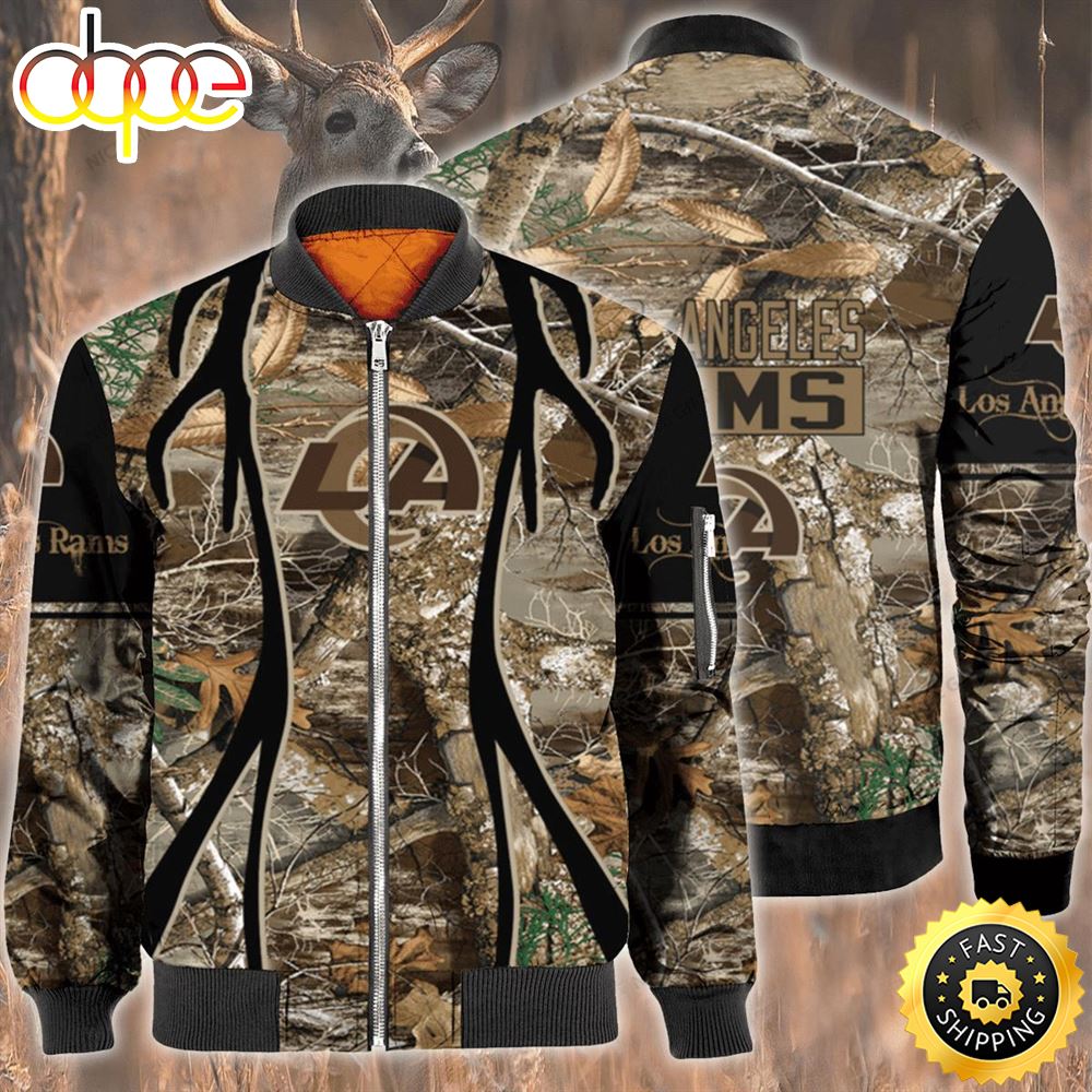 Nfl Los Angeles Rams Hunting Bomber Jacket