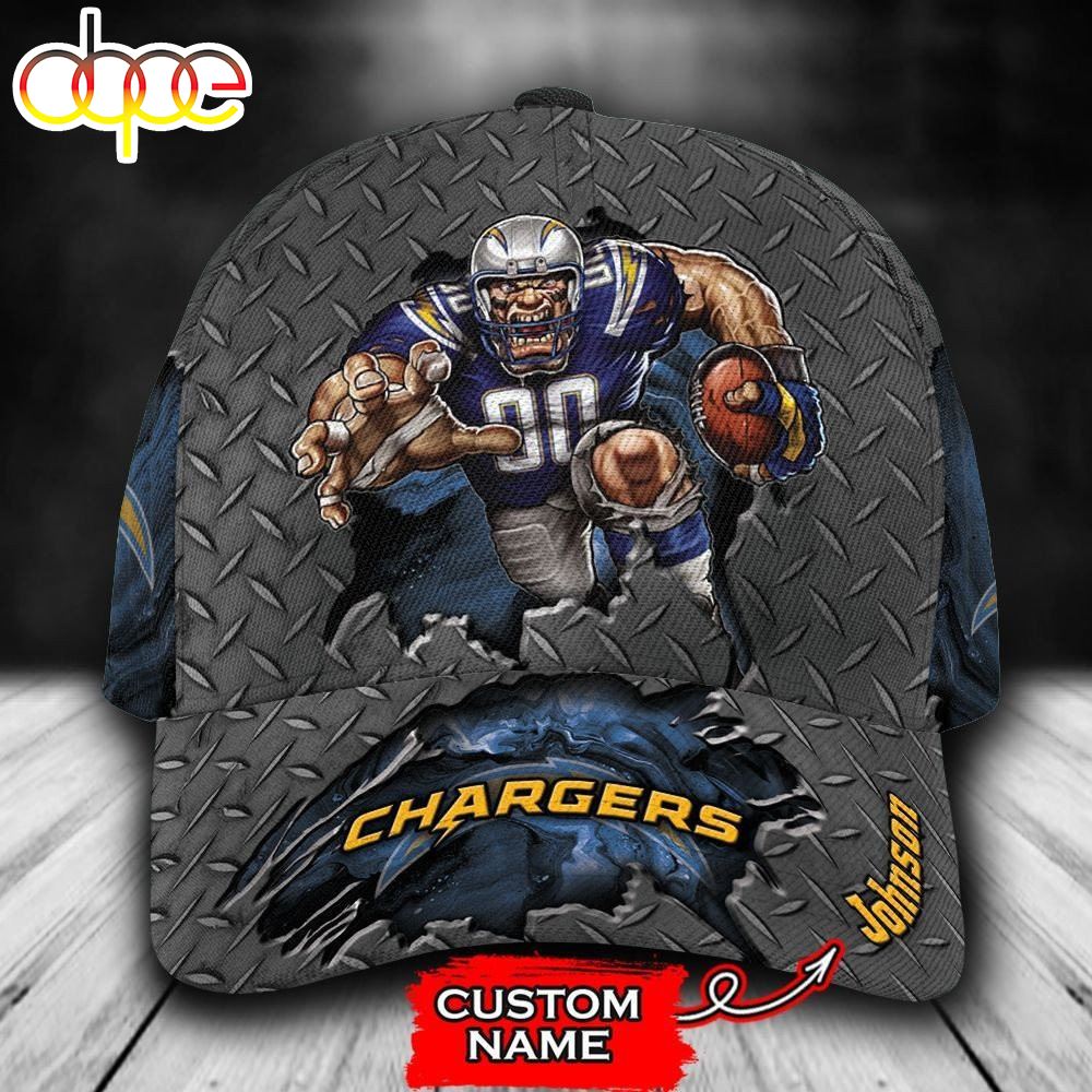 Personalized Los Angeles Chargers Mascot All Over Print 3D Classic Cap