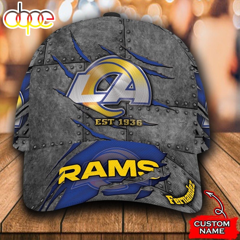 Personalized Los Angeles Rams All Over Print 3D Classic Cap