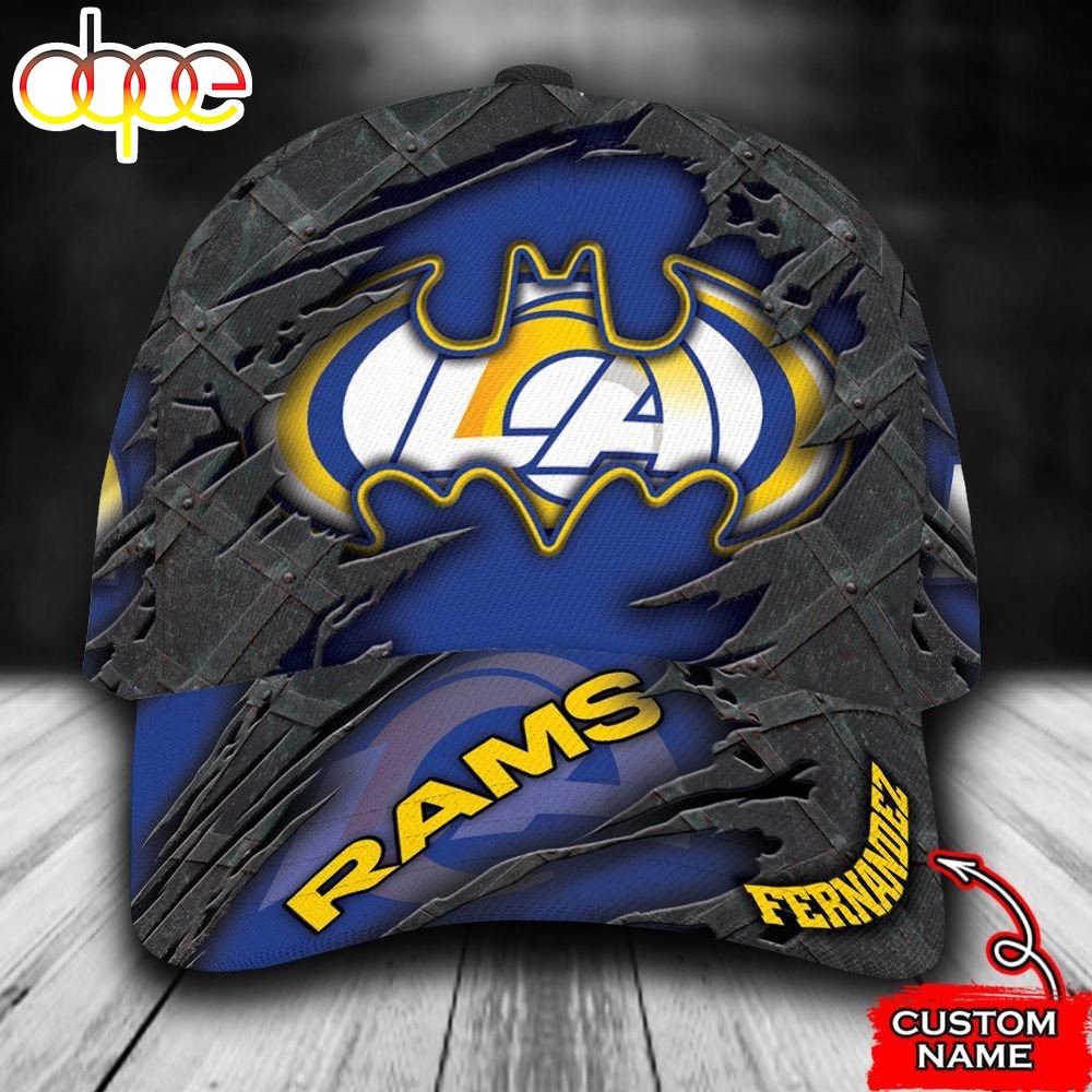 Personalized Los Angeles Rams Batman All Over Print 3D Classic Cap