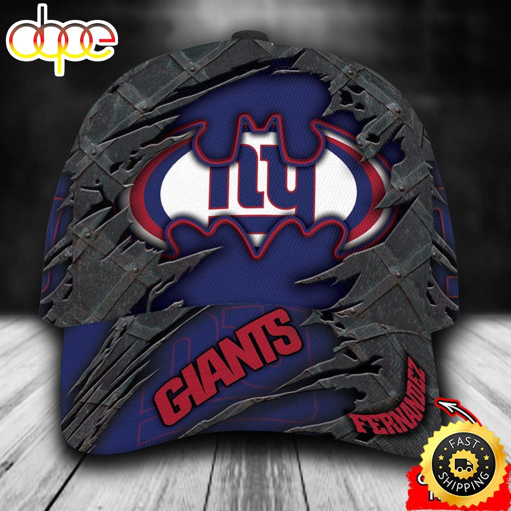 Personalized New York Giants Batman Logo All Over Print 3D Baseball Cap