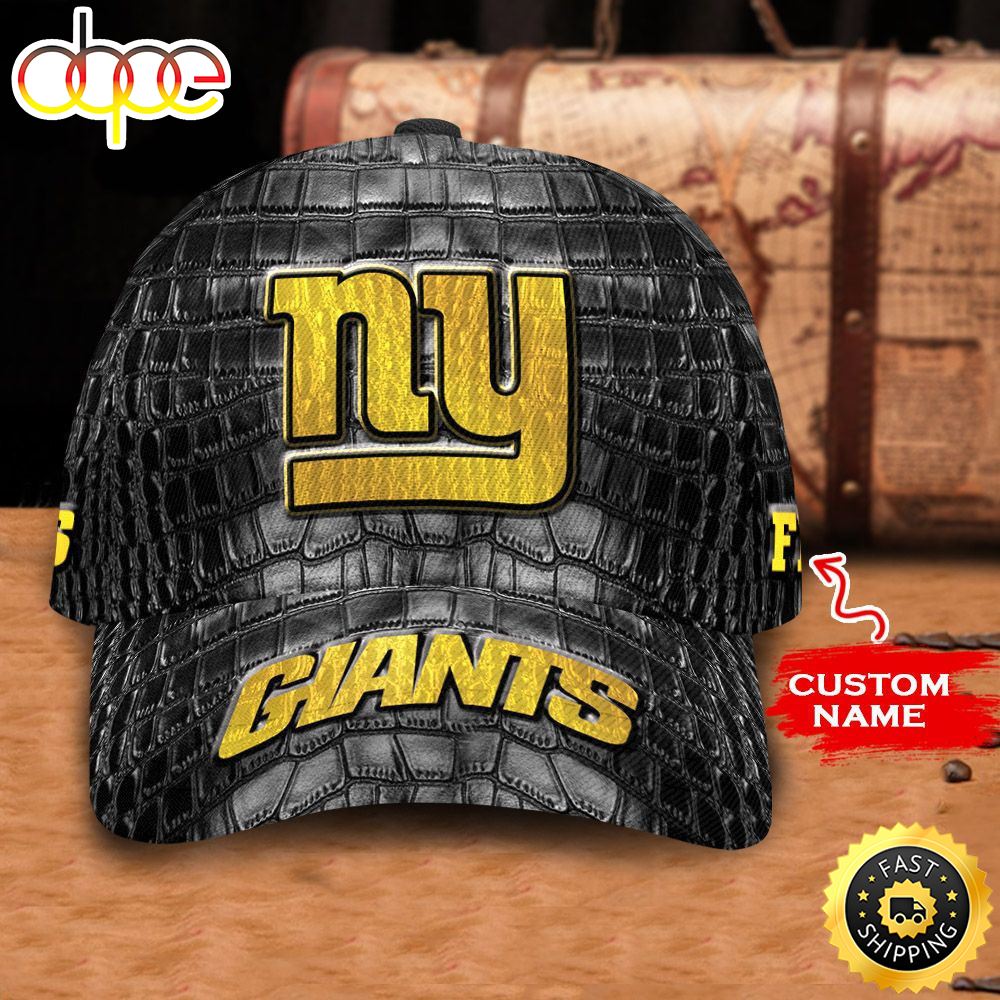 Personalized New York Giants Crocodile Skin Pattern All Over Print 3D Classic Cap