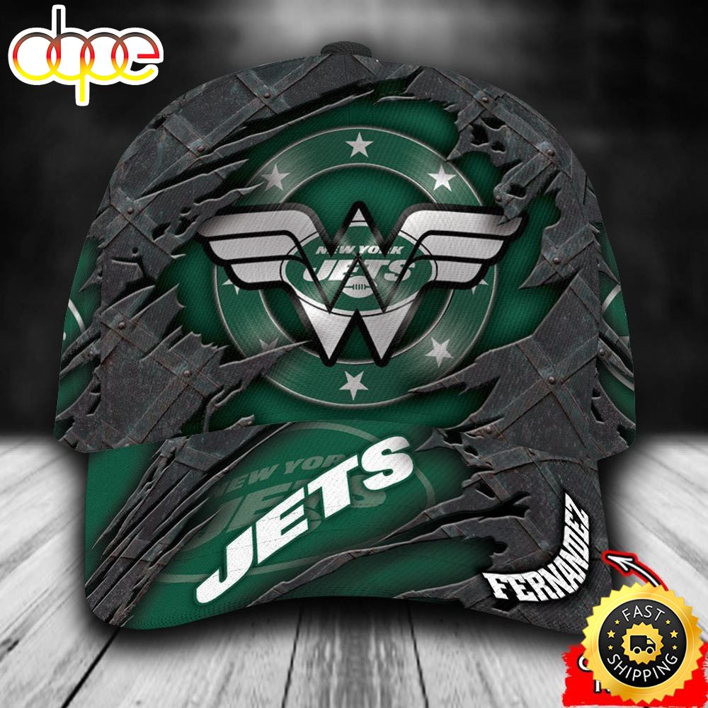 Personalized New York Jets Wonder Woman All Over Print 3D Classic Cap