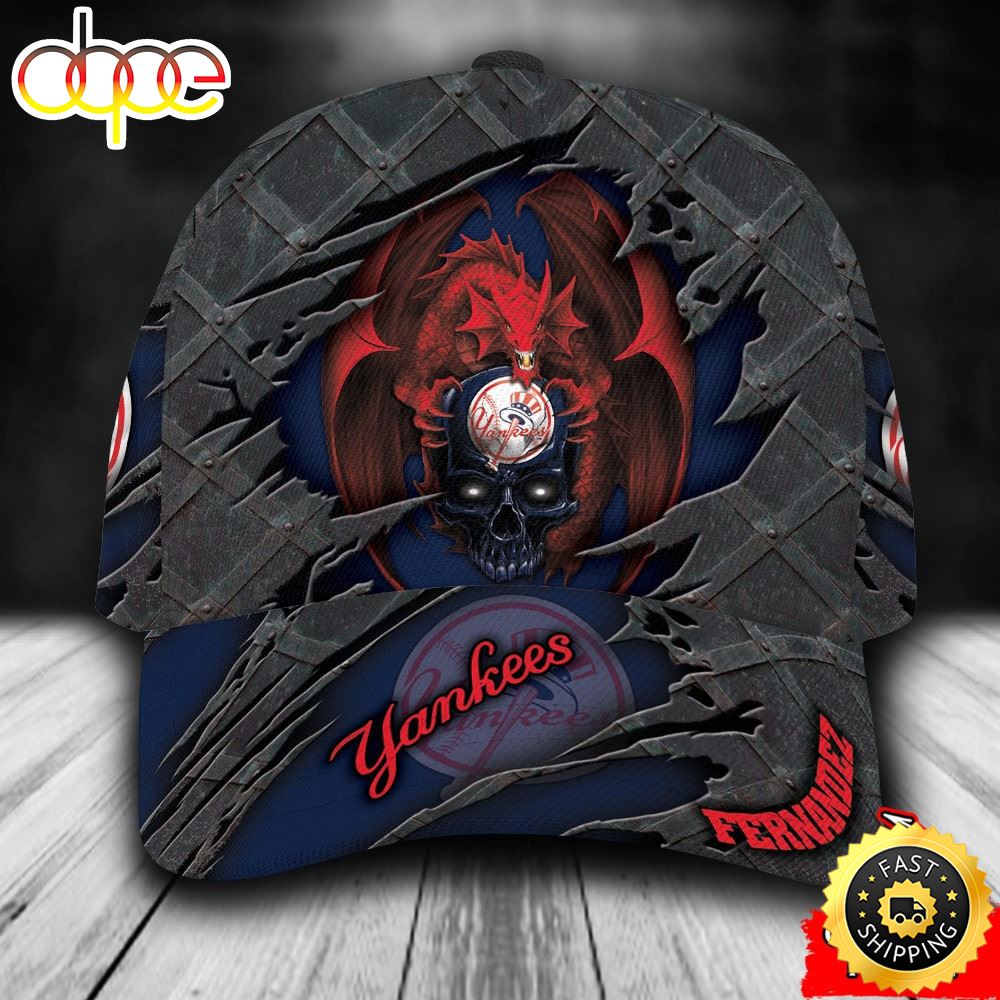 Personalized New York Yankees Dragon All Over Print 3D Classic Cap