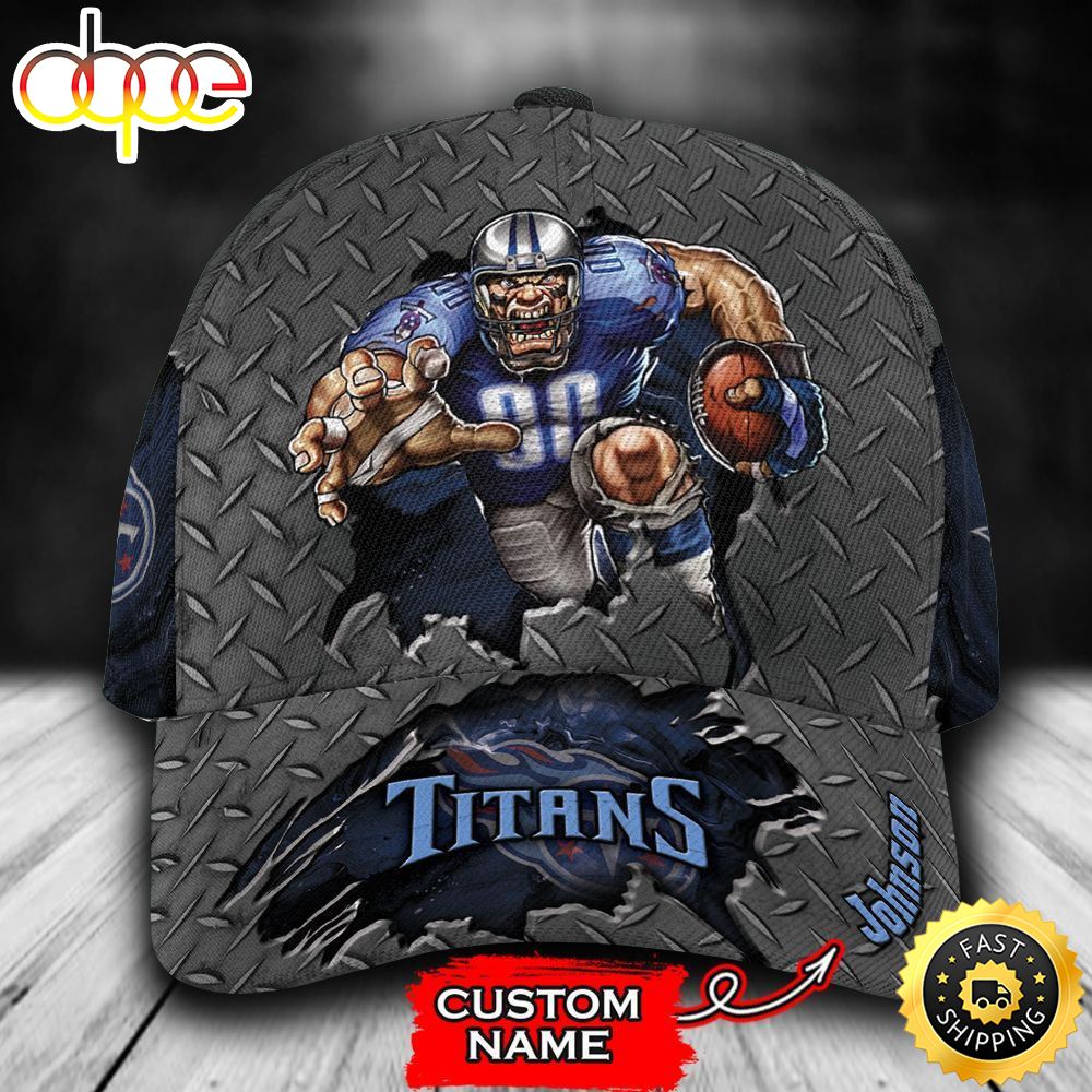 Personalized Tennessee Titans Mascot All Over Print 3D Baseball Cap