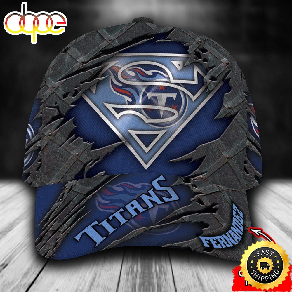 Personalized Tennessee Titans Superman All Over Print 3D Classic Cap