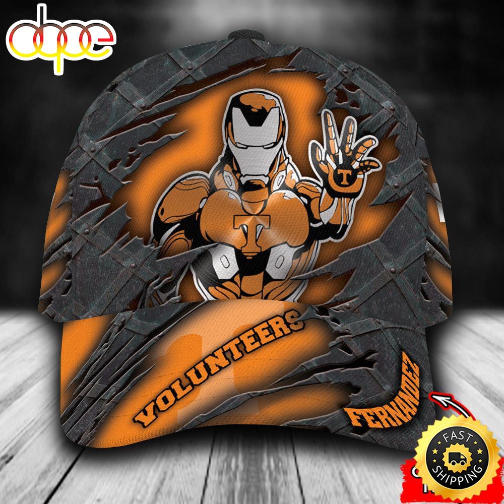 Personalized Tennessee Volunteers Iron Man All Over Print 3D Classic Cap