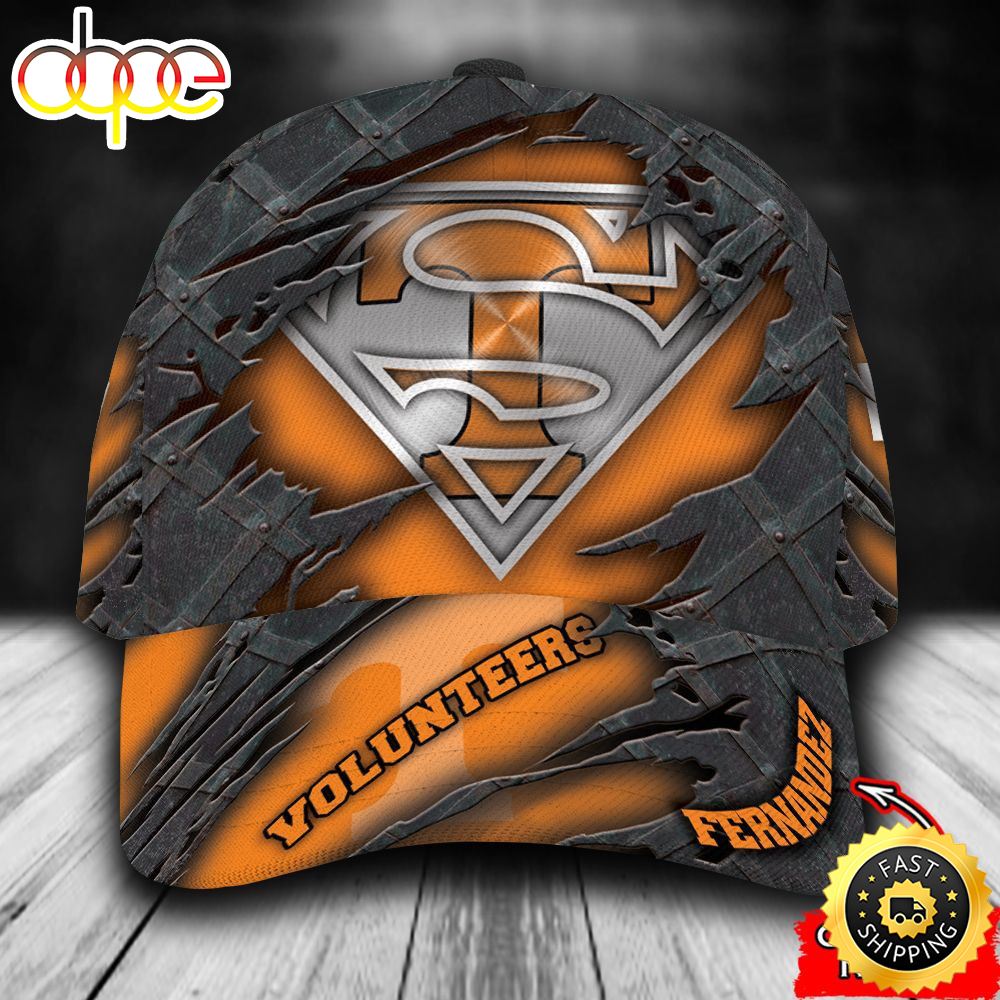 Personalized Tennessee Volunteers Superman Logo All Over Print 3D Classic Cap