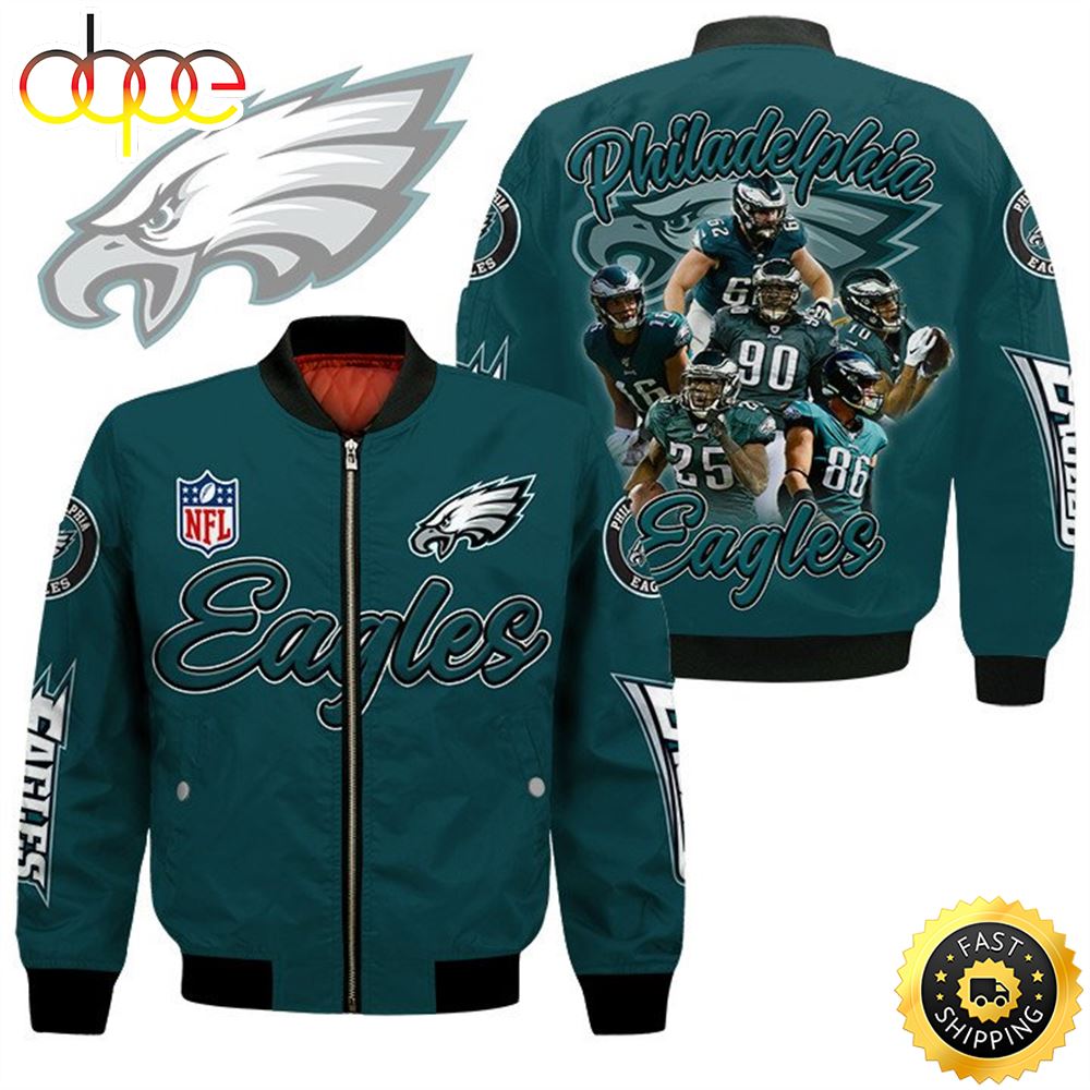 Philadelphia Eagles Players Nfl Bomber Jacket