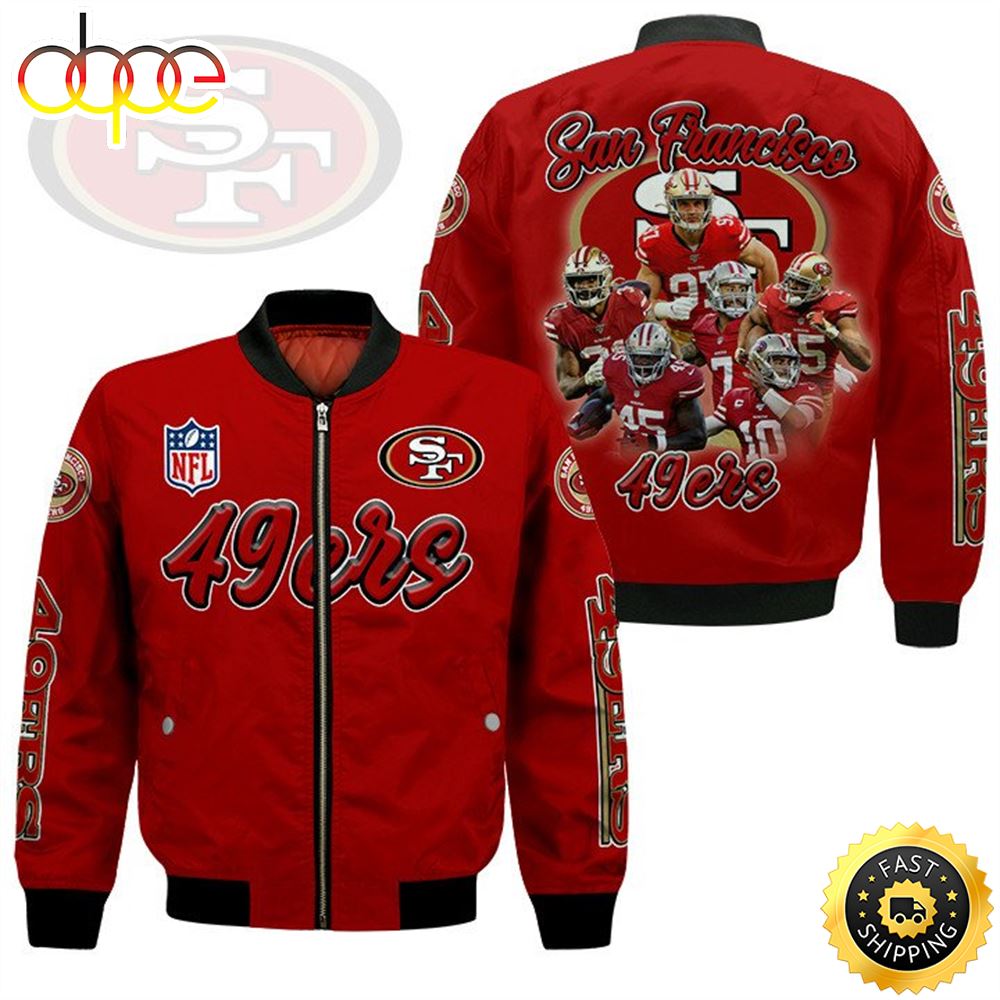 San Francisco 49Ers Players Nfl Bomber Jacket